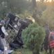 Truk Pengangkut Ikan Asal Lamongan Terguling di JLS Tulungagung, Dua Orang Terluka