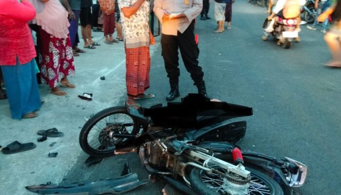 Oleng Saat Ngebut di Lokasi Balap Liar, Dua Pemotor Pelajar Tabrakan di Bandung Tulungagung, Satu Luka Berat