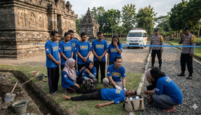 Ikut Kerja Bakti di Candi Dadi, Seorang ASN Tulungagung Meninggal Dunia