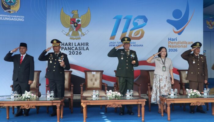 Sinergi Forkopimda Tulungagung di Upacara Hari Lahir Pancasila 2026: Teguhkan Nilai Luhur dan Perdamaian Dunia