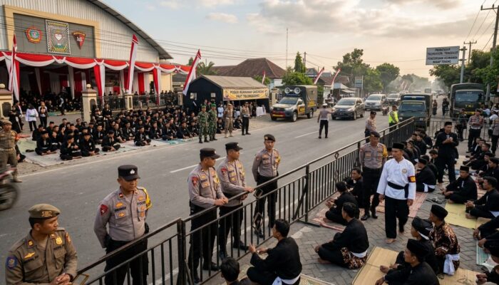 Antisipasi Gesekan Pesilat, Polres Tulungagung Terjunkan 823 Personel Gabungan Amankan Pengesahan PSHT