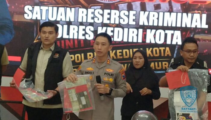 Beraksi di 13 TKP Kediri Raya, Pelaku Spesialis Pecah Kaca Mobil Asal Bogor Ditangkap Polisi