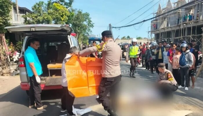 Hindari Kendaraan Rem Mendadak, Pelajar SMP di Tulungagung Tewas Tertabrak Avanza