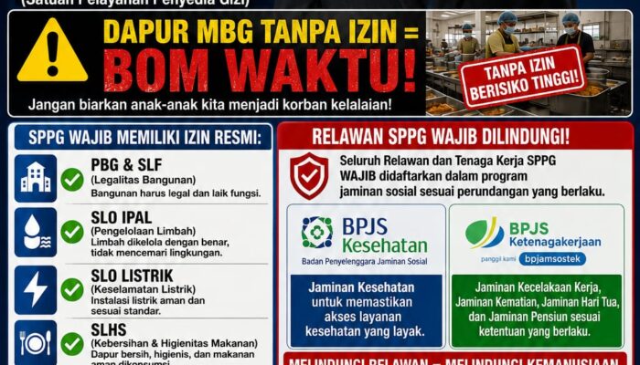 Mas Dana: Bupati/Wali Kota Harus Pastikan Seluruh SPPG Berizin dan Seluruh Relawan Terlindungi BPJS
