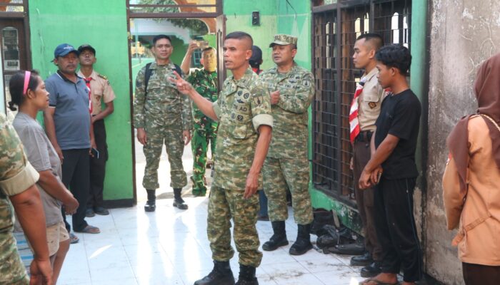 Dandim 0807/Tulungagung Salurkan Bantuan Sosial kepada Korban Kebakaran Rumah Anggota Saka Wira Kartika