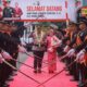Prosesi Pedang Pora Sambut Kedatangan Kapolres Tulungagung yang Baru, AKBP Wiwin Junianto Supriyadi