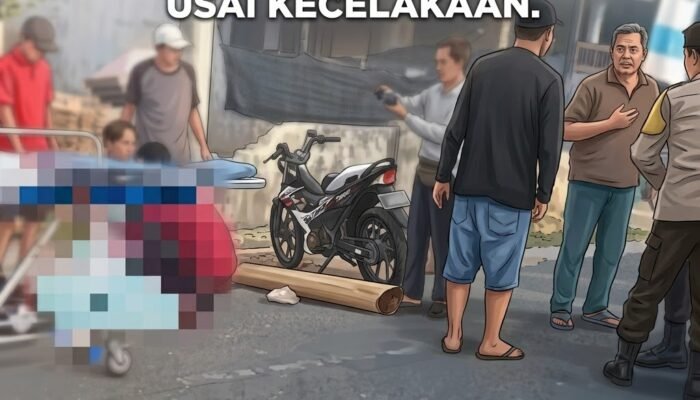 Laka Maut di Jalan Raya Batokan Tulungagung, Pelajar SMPN 1 Ngantru Meninggal Dunia