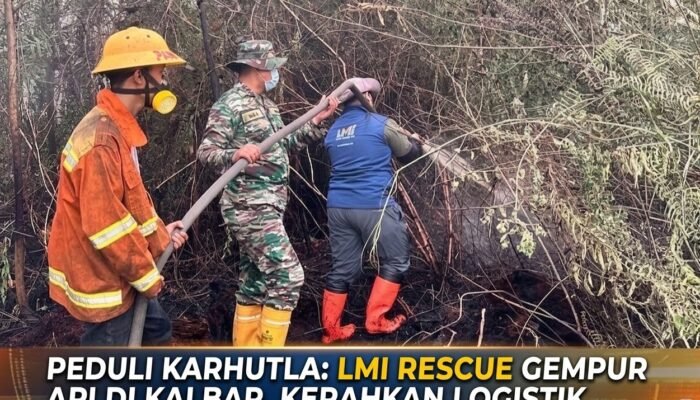 LMI Terjunkan Relawan dan Logistik Gempur Karhutla di Kalbar