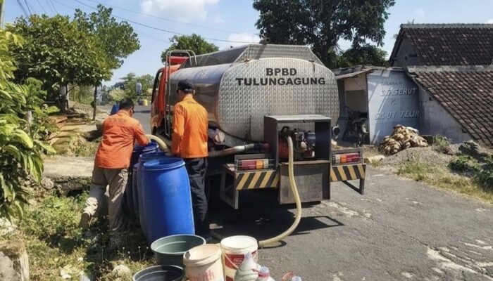 Puncak Kemarau Tiba! 888 Warga di Dua Desa Tulungagung Mulai Kesulitan Air Bersih