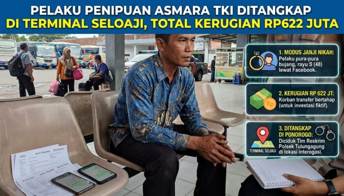Terbuai Janji Manis di Facebook, Pekerja Migran Asal Tulungagung Tertipu Rp622 Juta