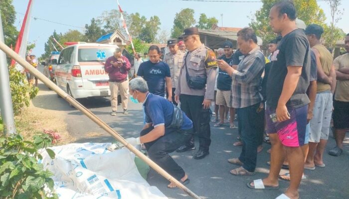 Laka Lantas Tunggal di kecamatan Pakel Tulungagung, Pengendara Yamaha Jupiter-Z Meninggal di Lokasi