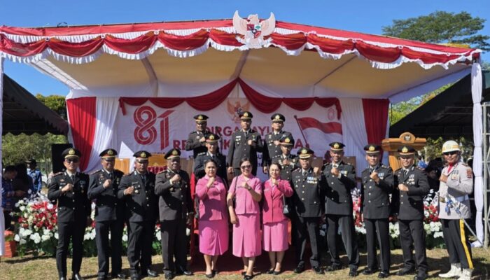 Sumba Tengah Gelar Upacara Penurunan Bendera HUT ke-81 RI dengan Khidmat dan Sukses