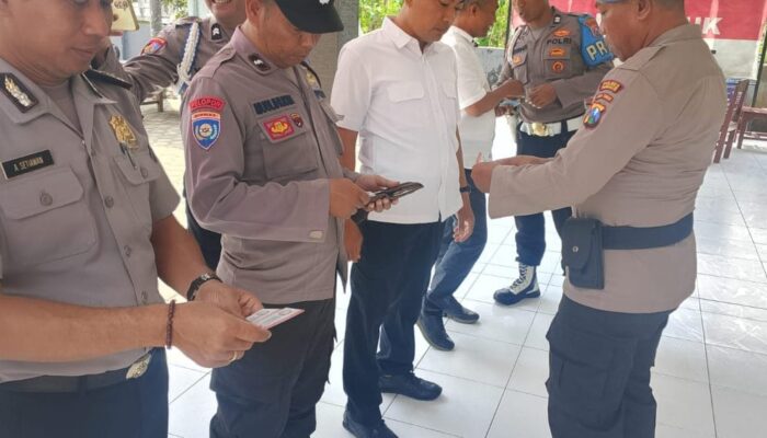 Sipropam Polres Trenggalek Sidak Mendadak ke Polsek Jajaran: HP Anggota Diperiksa, Targetkan Judol hingga Narkoba!