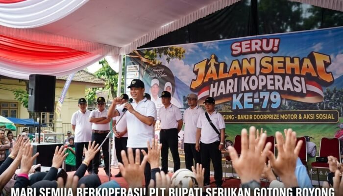 Seru! Jalan Sehat Hari Koperasi ke-79 Tulungagung Banjir Doorprize Motor hingga Aksi Sosial