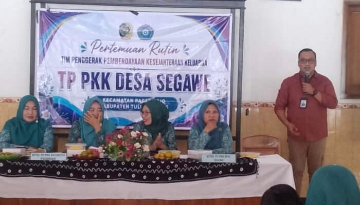 PKK Se-Kecamatan Pagerwojo Tulungagung Gelar Pertemuan Rutin di Desa Segawe, Tekankan Ketahanan Keluarga
