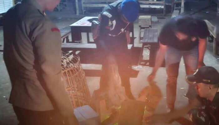 Polsek Ngantru dan Gabungan TNI-Polri Bubarkan Diduga Arena Sabung Ayam di Padangan Tulungagung