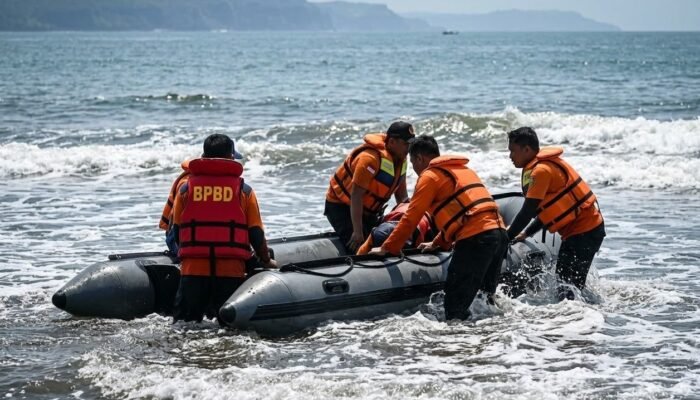 Ombak Ganas Terjang Perahu, Nelayan Pencari Gurita di Tulungagung Belum Ditemukan