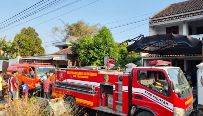 Ditinggal Istirahat Saat Memasak, Rumah Warga Ngunut Tulungagung Ludes Terbakar, Kerugian Capai Rp 100 Juta