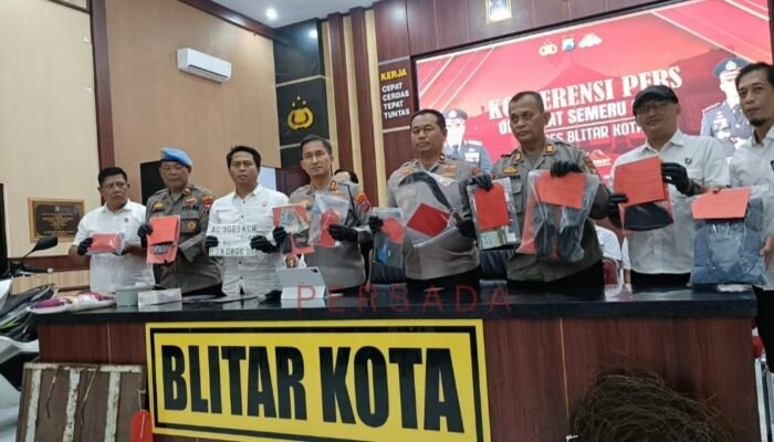 12 Hari Operasi Sikat Semeru 2026, Polres Blitar Kota Ringkus 17 Tersangka Kejahatan